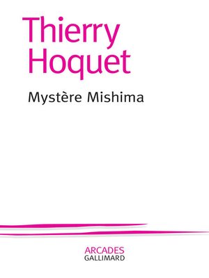 cover image of Mystère Mishima